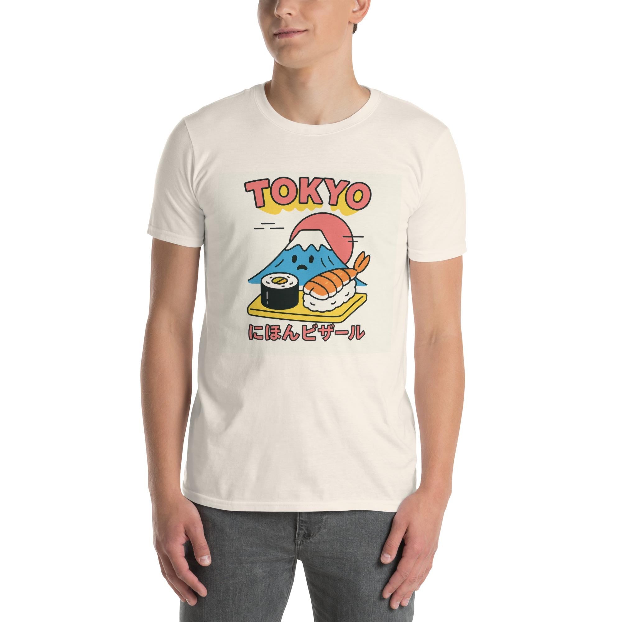 Tokyo Sushi T-Shirt: Retro Japanese Kawaii Streetwear Tee