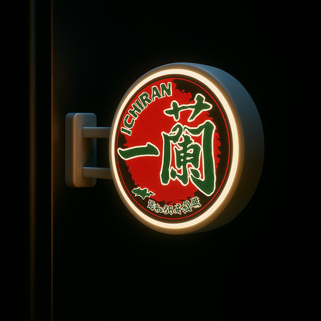 Ichiran Ramen Lightbox Magnet | Famous Japanese Ramen Shop Sign | NEW Release Tokyo Souvenir