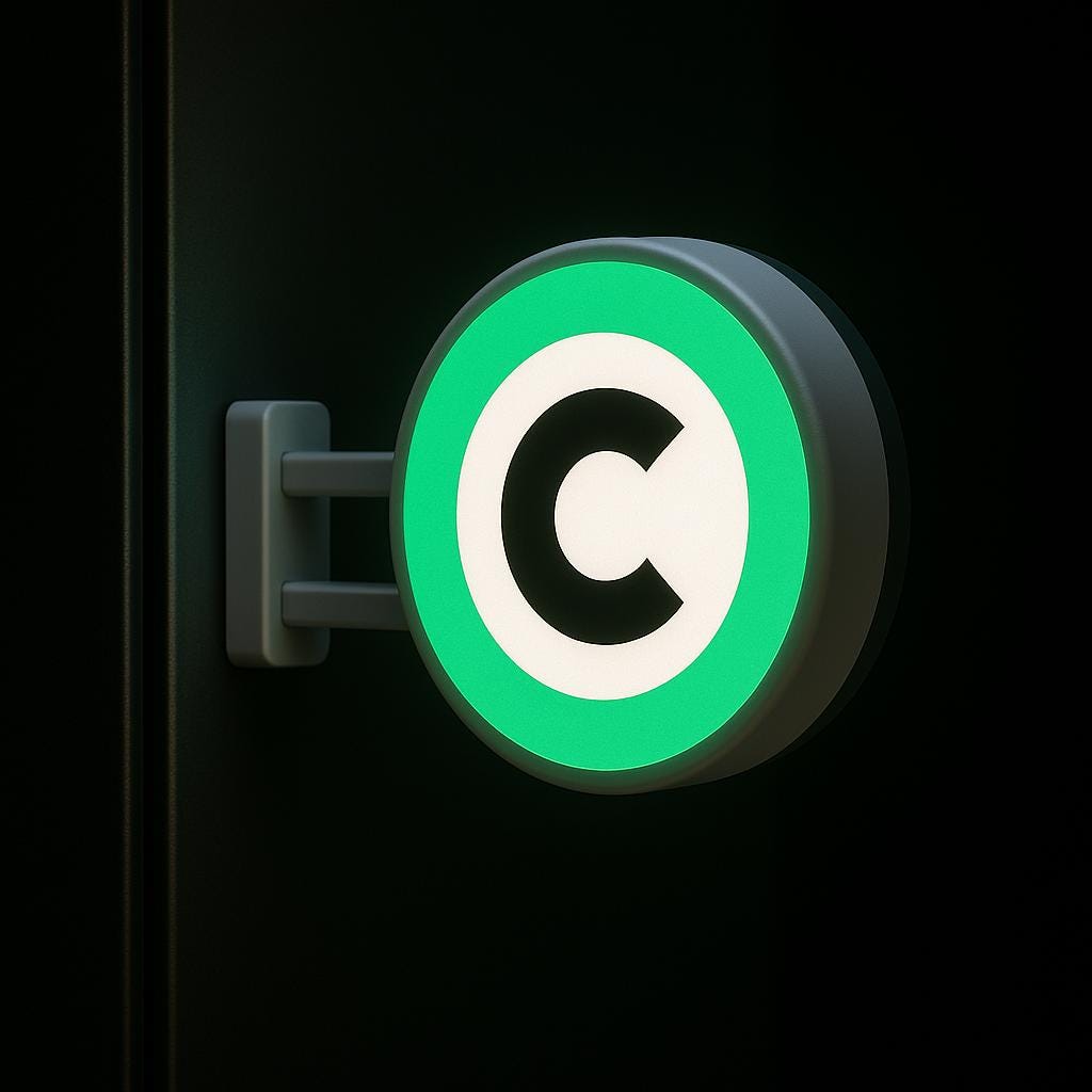Tokyo Metro Chiyoda Line LED Magnet: Green Subway Sign Lightbox