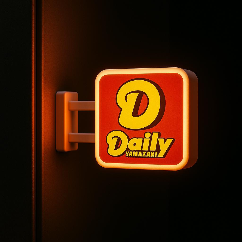 Daily Yamazaki LED Fridge Magnet: Glowing Japanese Konbini Decor