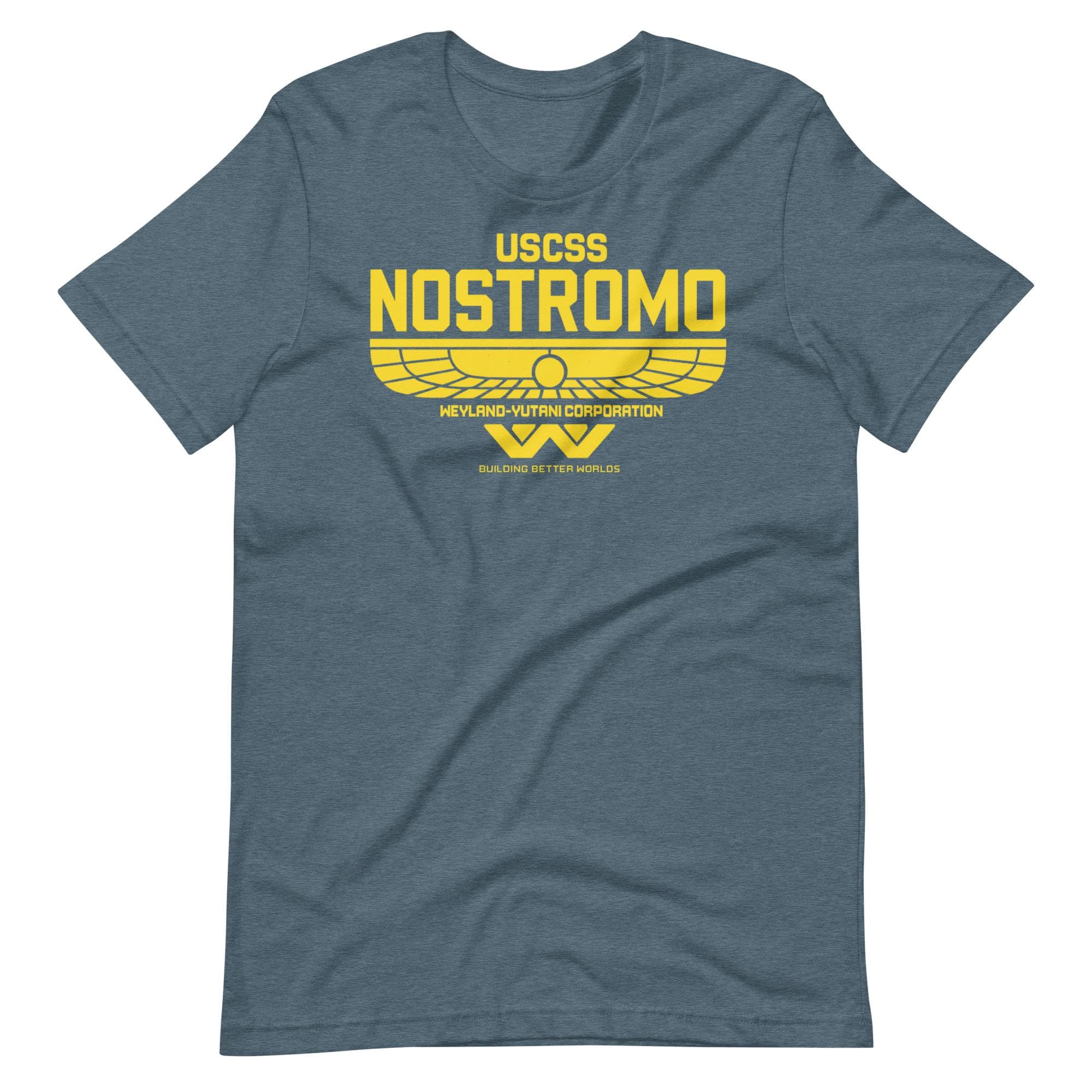 Weyland-Yutani Alien T-Shirt | Nostromo Sci-Fi Corporate Logo Tee | Alien Movie Fan Gift