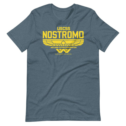 Weyland-Yutani Alien T-Shirt | Nostromo Sci-Fi Corporate Logo Tee | Alien Movie Fan Gift