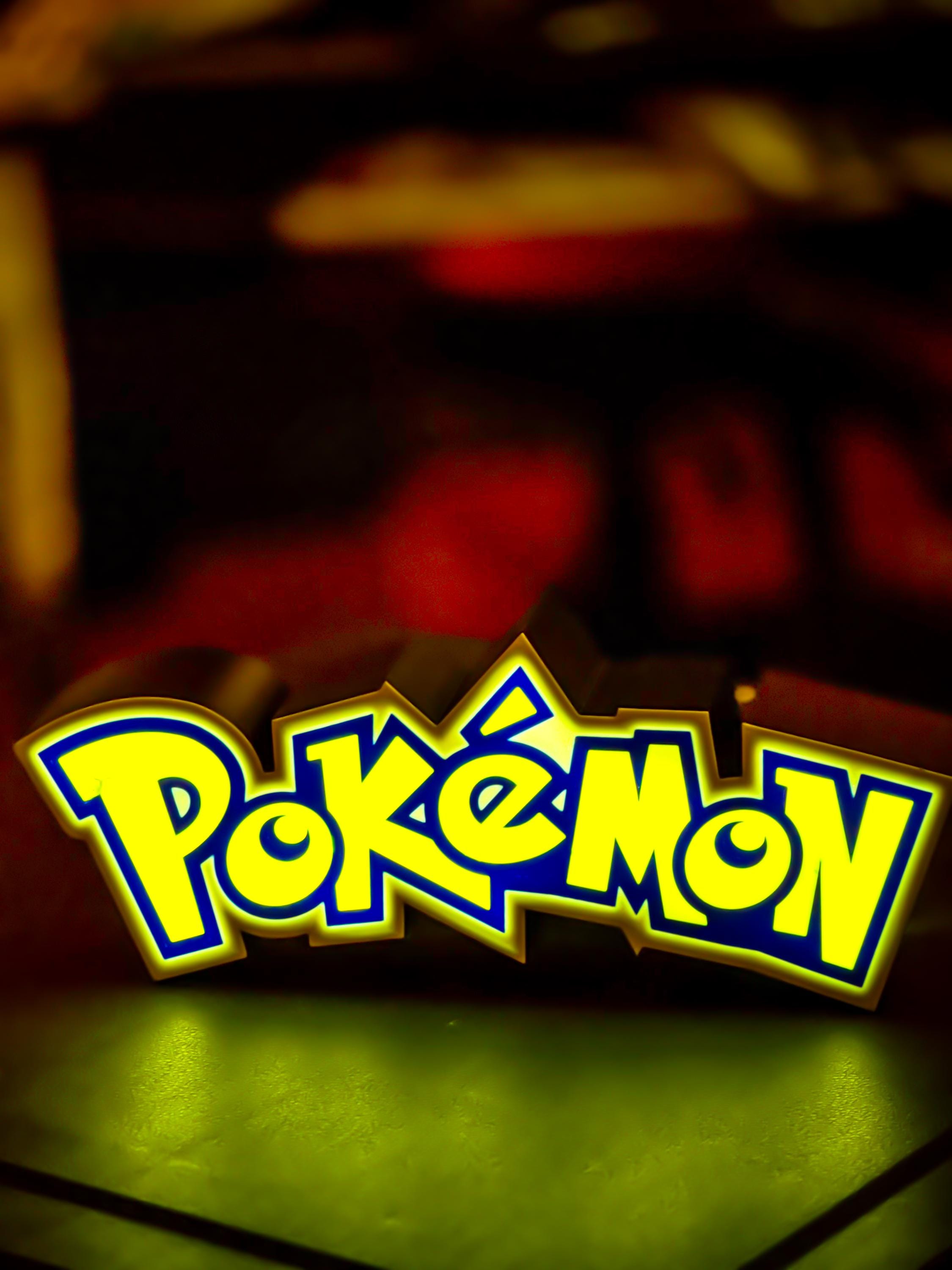 Pokemon LED Lightbox Sign - Hangable w/ USB Power