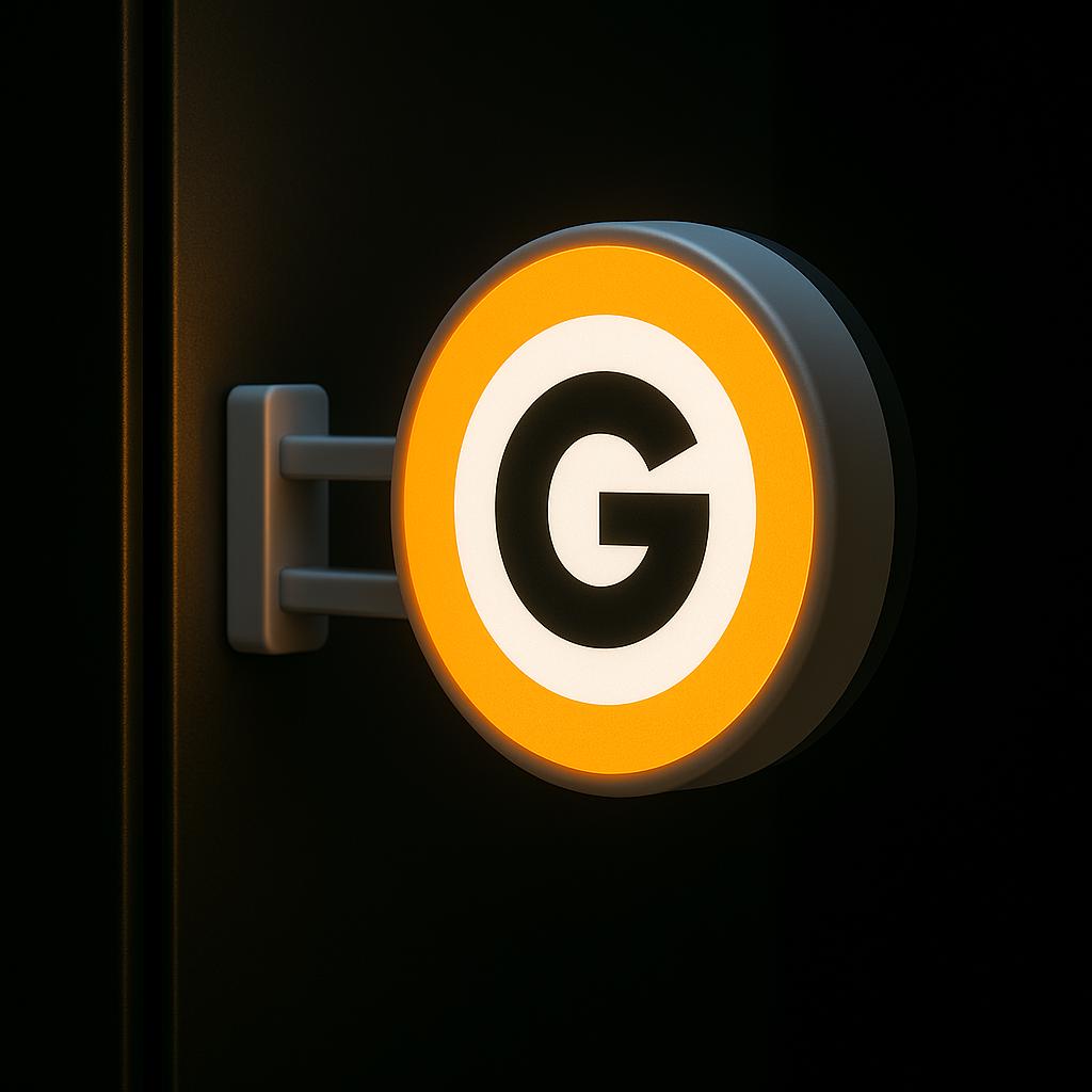 Tokyo Metro Ginza Line Magnet: LED Light-Up Subway Sign, Japanese Collectible