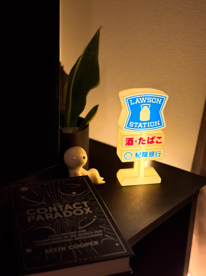 3D Printed Lawson Lightbox: Japanese Konbini LED Night Lamp