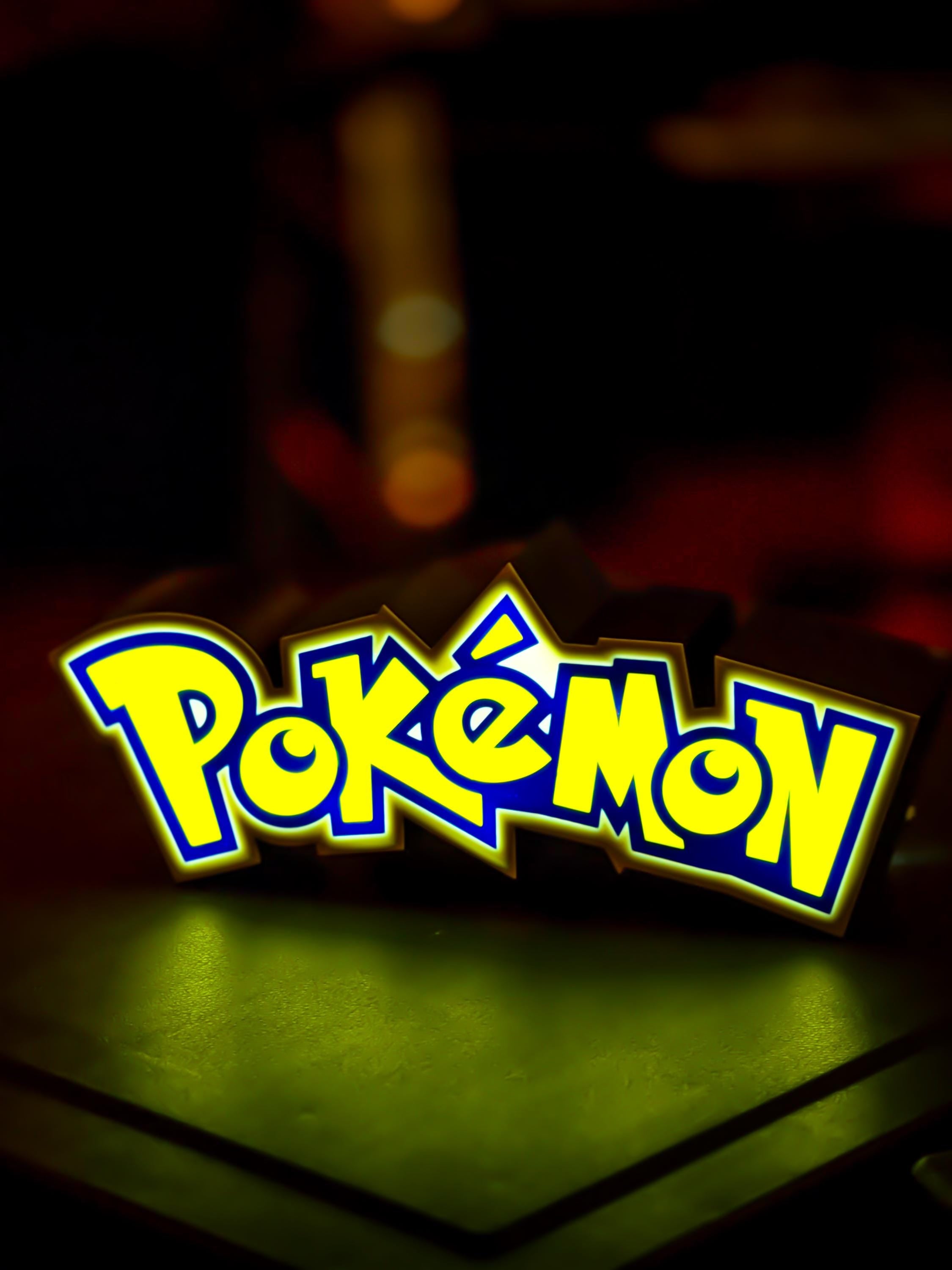 Pokemon LED Lightbox Sign - Hangable w/ USB Power