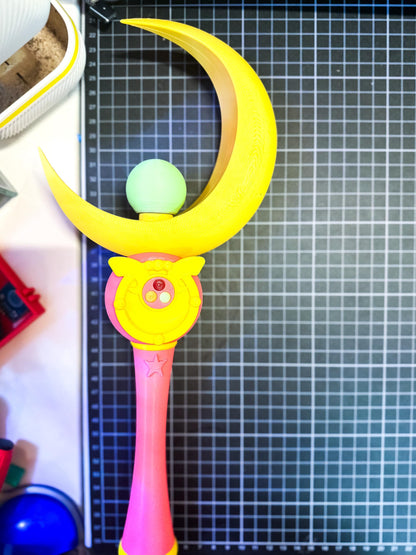 Sailor Moon Transformation Stick — Wand Replica | Anime Cosplay Prop & Collector Display