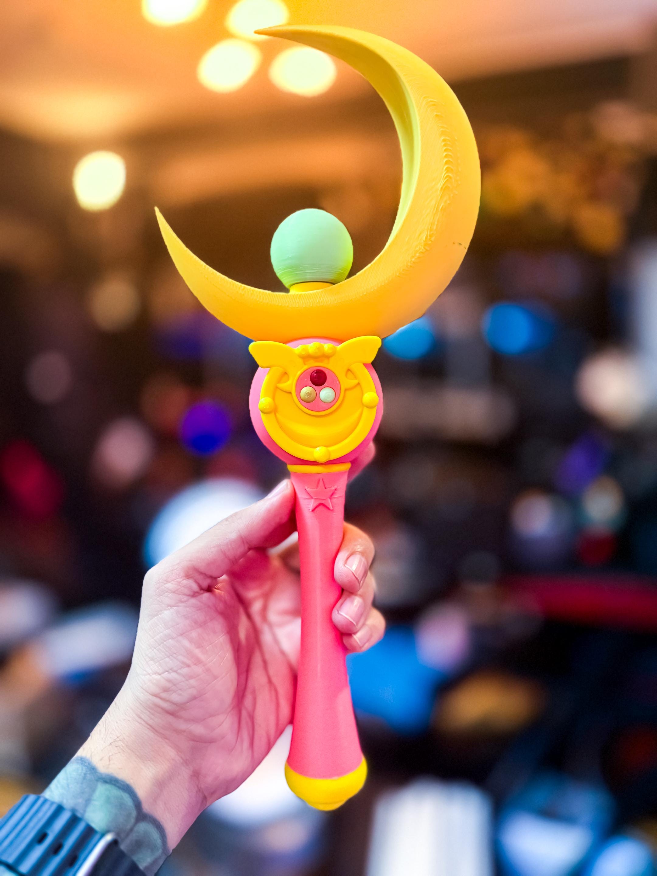 Sailor Moon Transformation Stick — Wand Replica | Anime Cosplay Prop & Collector Display