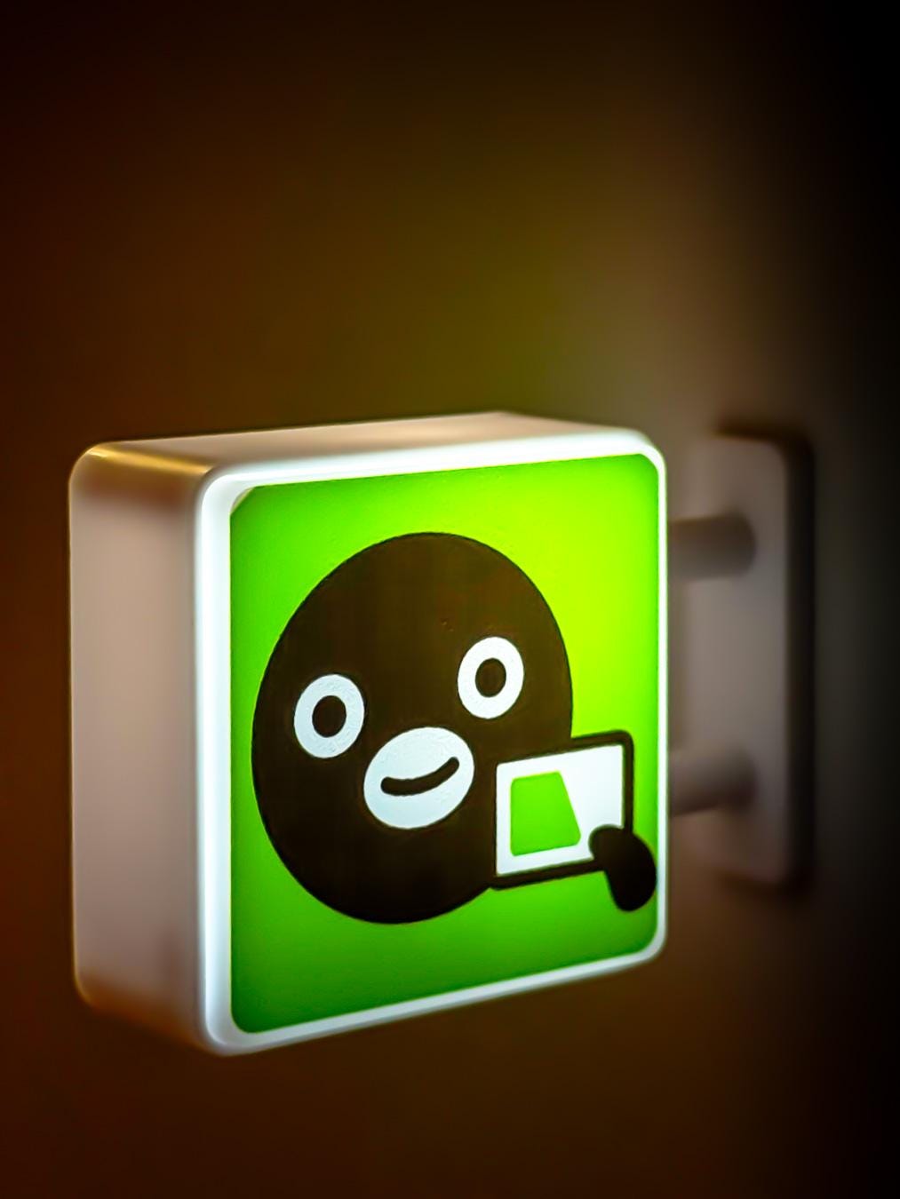 Suica Penguin Lightbox Magnet | Japanese IC Card Logo | NEW Release Tokyo Train Souvenir