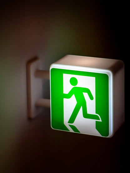 Japanese Emergency Exit Lightbox Magnet | Running Man Sign | NEW Release Tokyo Design Icon
