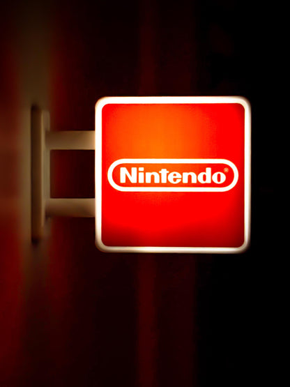 Nintendo Lightbox Magnet | Iconic Japanese Gaming Logo | NEW Release