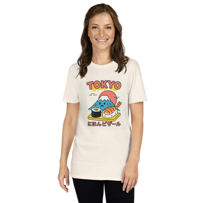 Tokyo Sushi T-Shirt: Retro Japanese Kawaii Streetwear Tee
