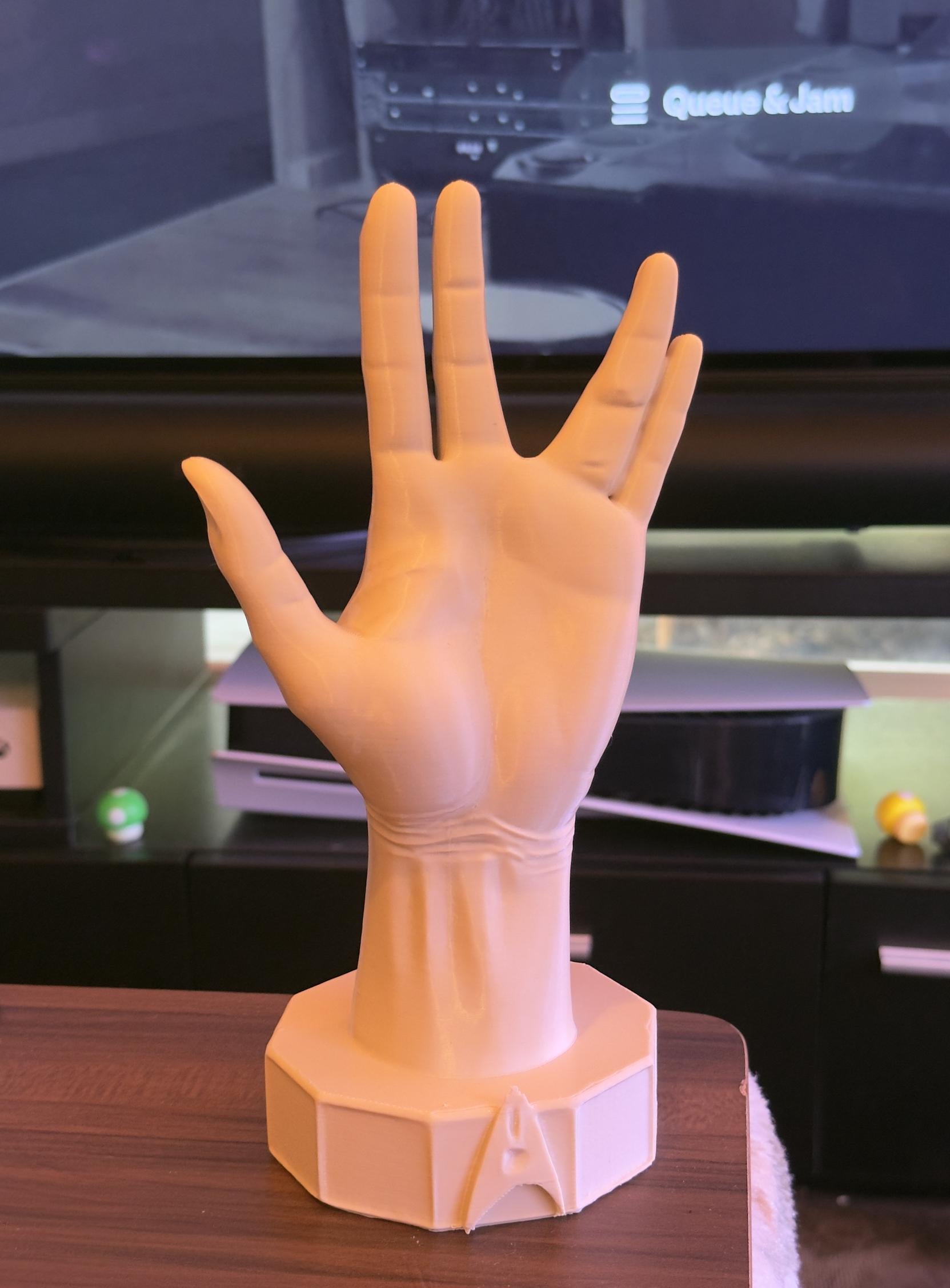 Spock Human Hand Replica –Star Trek Inspired Sculpture