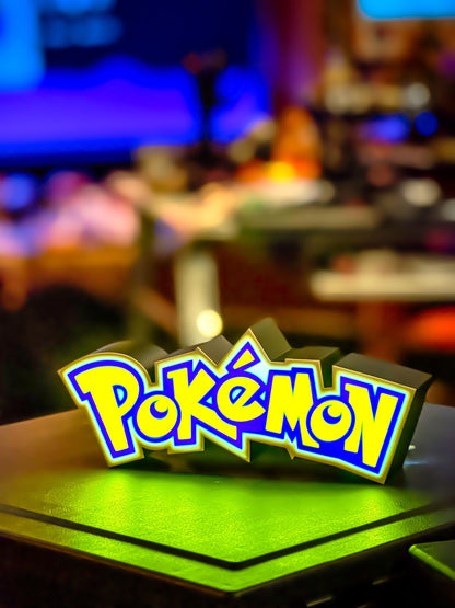 Pokemon LED Lightbox Sign - Hangable w/ USB Power
