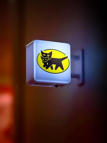 Kuroneko Yamato Lightbox Magnet NEW RELEASE | Japanese Delivery Cat Sign | Tokyo Street Aesthetic