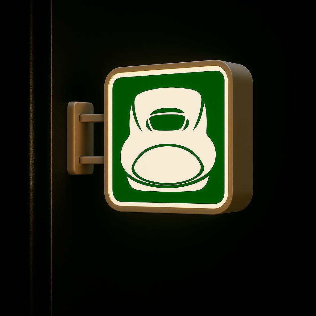 Shinkansen Lightbox Magnet | Japanese Bullet Train Sign | NEW Release Tokyo Travel Souvenir