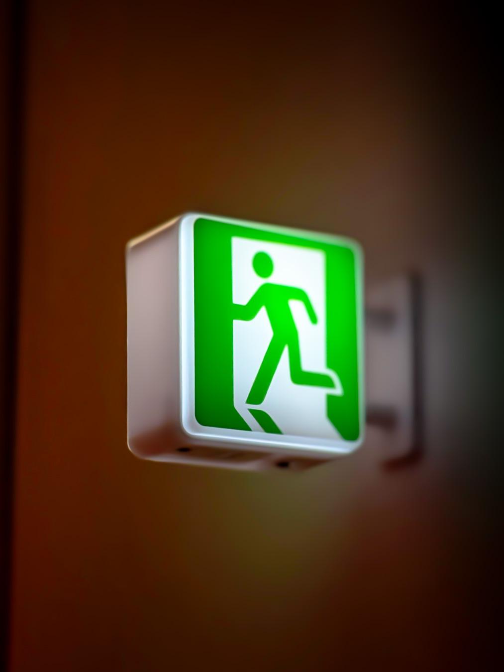 Japanese Emergency Exit Lightbox Magnet | Running Man Sign | NEW Release Tokyo Design Icon