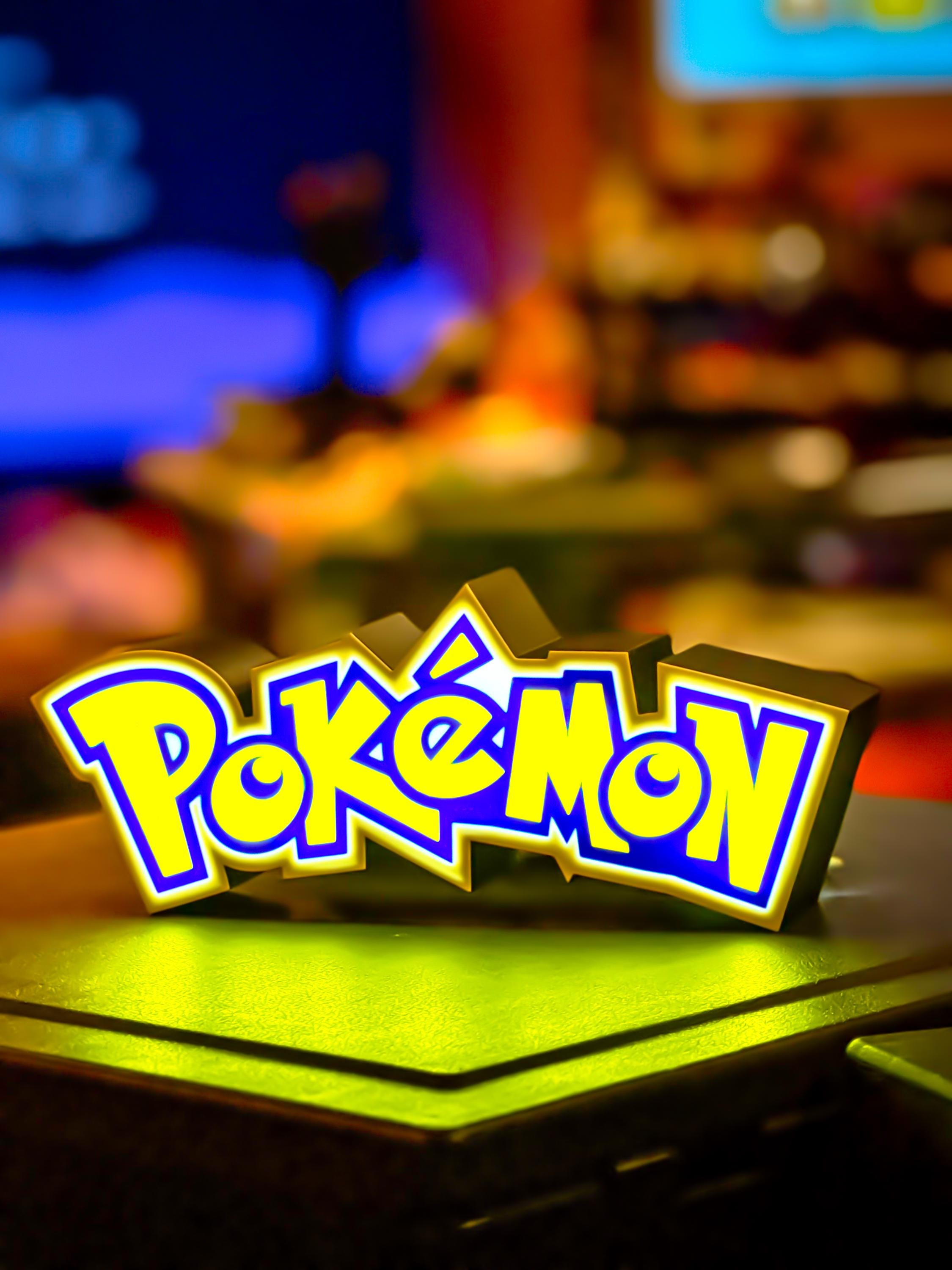 Pokemon LED Lightbox Sign - Hangable w/ USB Power