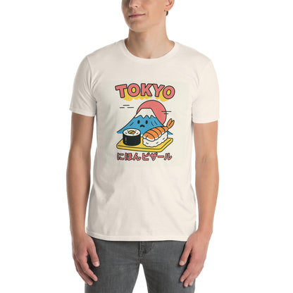 Tokyo Sushi T-Shirt: Retro Japanese Kawaii Streetwear Tee