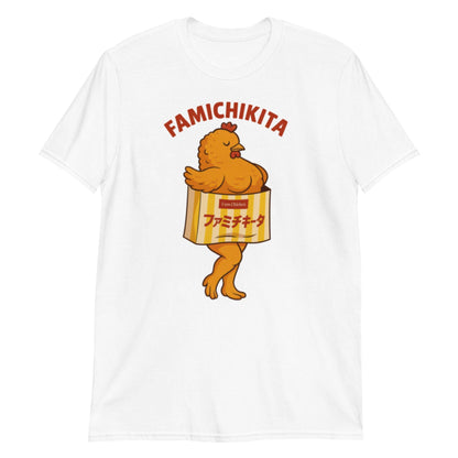 Famichikita™ Funny Chicken T-Shirt | Japanese Streetwear Parody Tee | FamilyMart Inspired Design