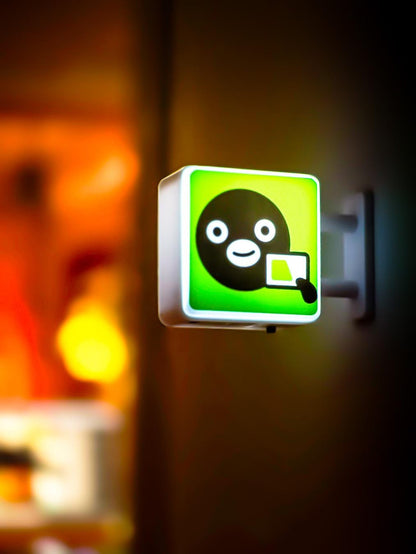 Suica Penguin Lightbox Magnet | Japanese IC Card Logo | NEW Release Tokyo Train Souvenir