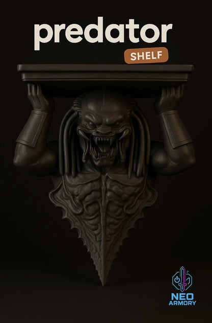 Predator Shelf: Sci-Fi Wall Decor - Designed in Tokyo