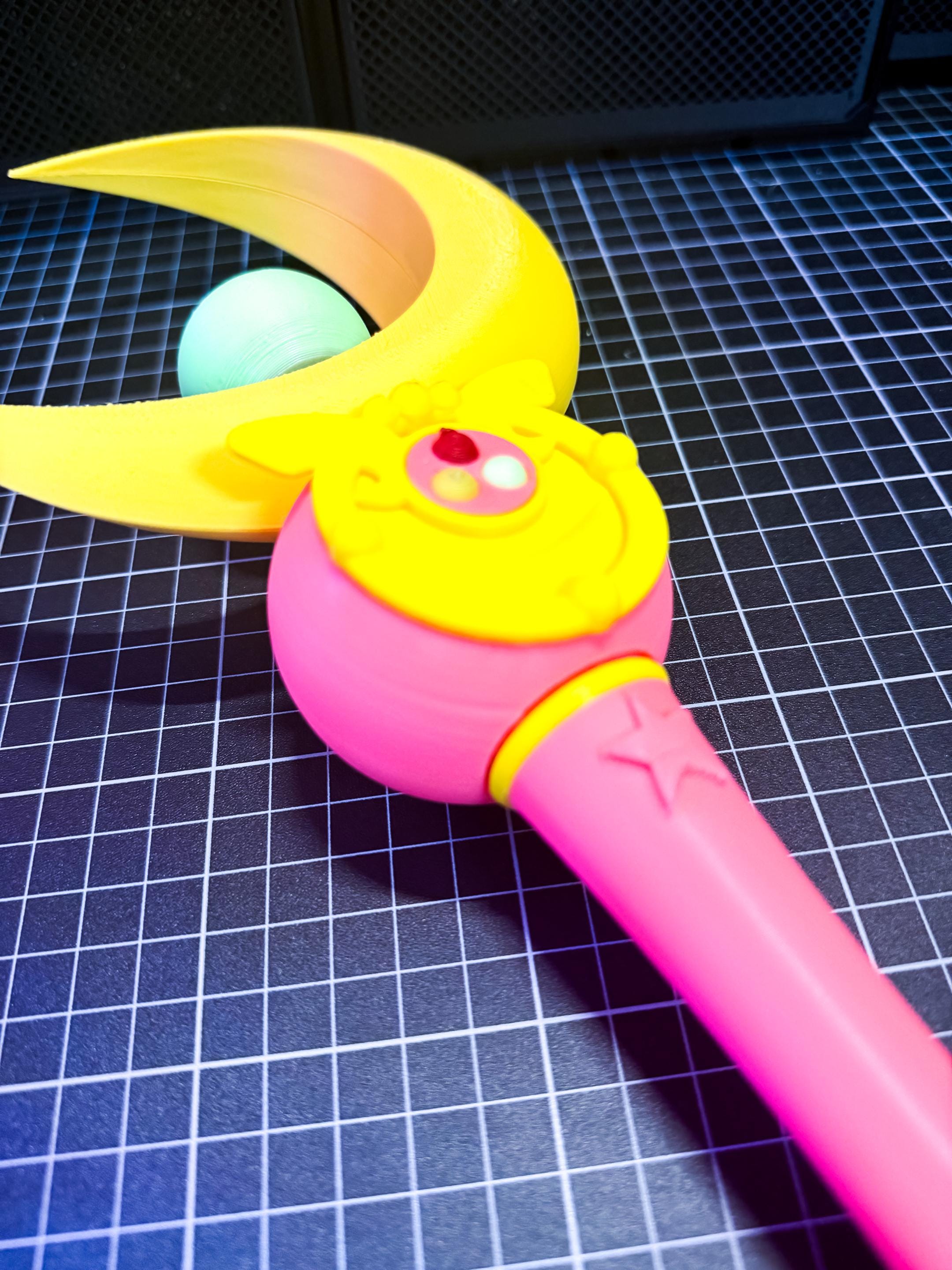 Sailor Moon Transformation Stick — Wand Replica | Anime Cosplay Prop & Collector Display