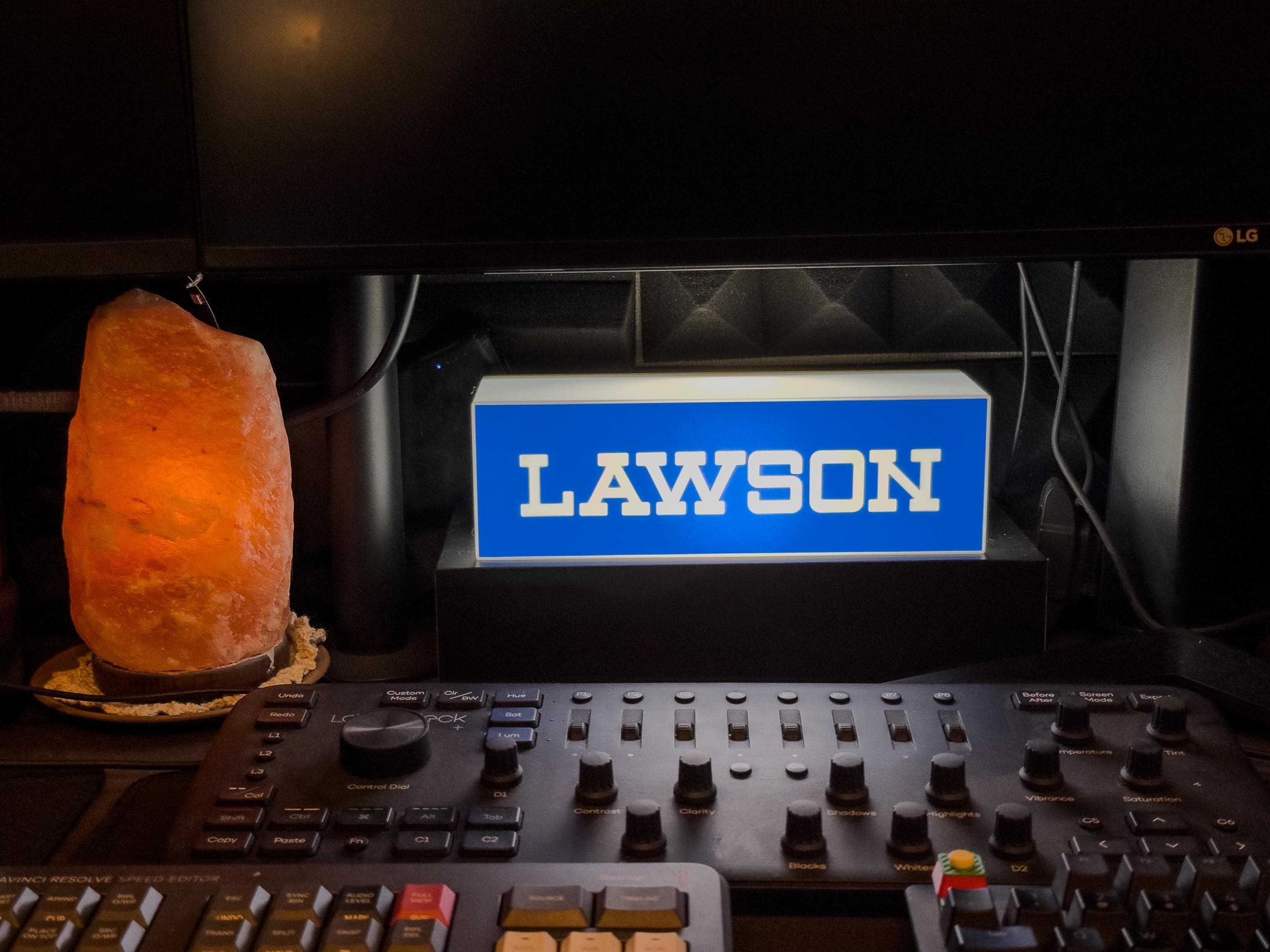 Lawson Lightbox | Retro Japanese LED Sign | USB Rechargeable Night Light | Tokyo Convenience Store Decor | 3D Printed Japan Gift