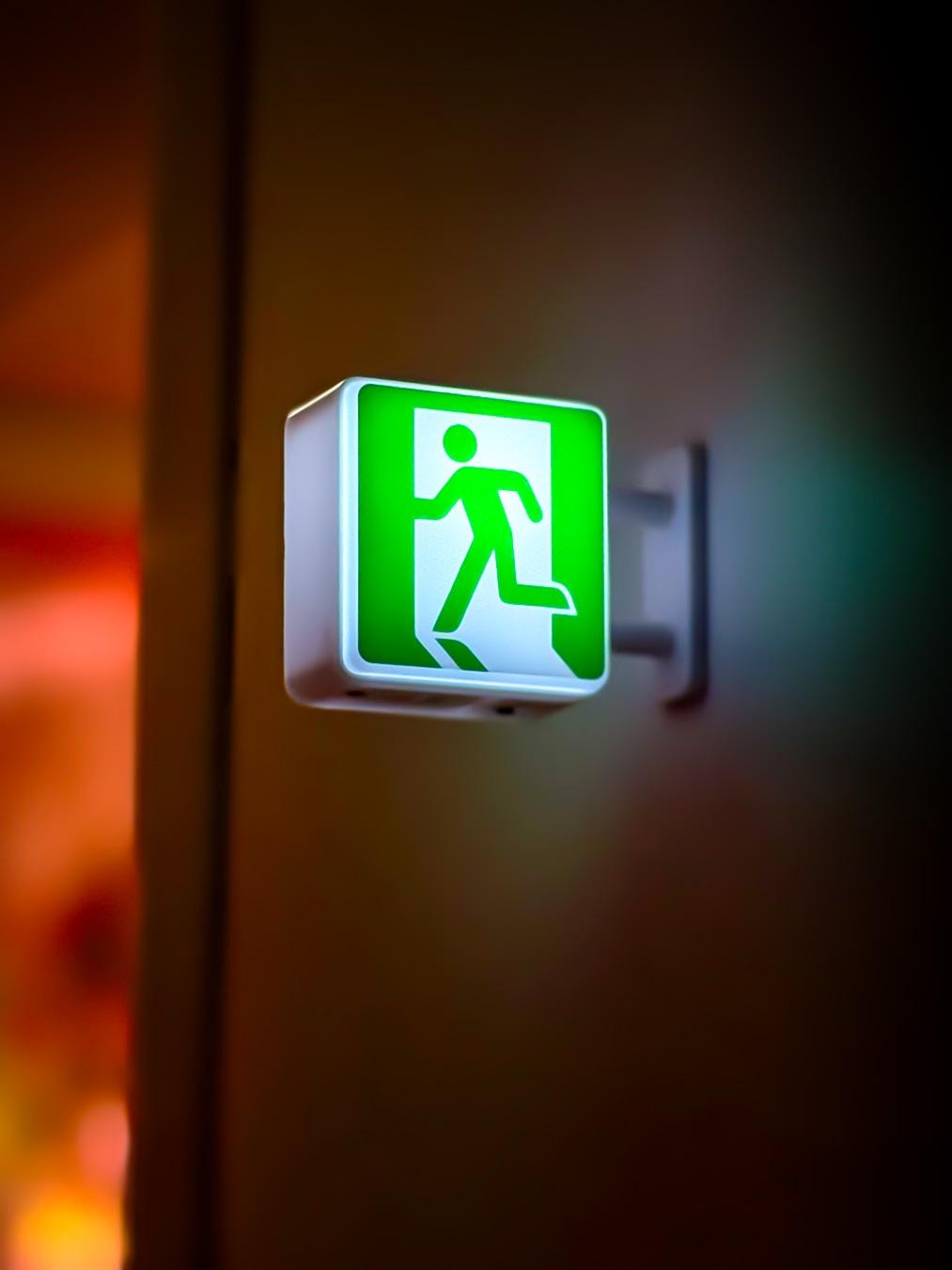 Japanese Emergency Exit Lightbox Magnet | Running Man Sign | NEW Release Tokyo Design Icon