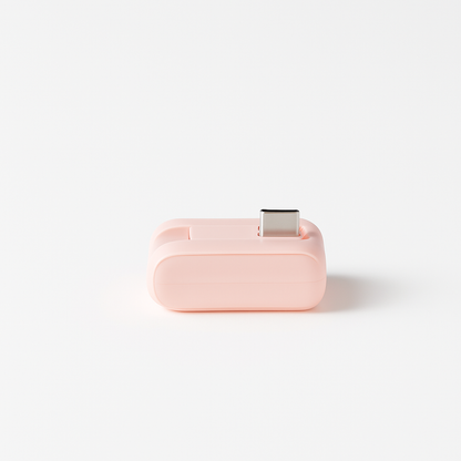 pink retro digital camera with LCD screen