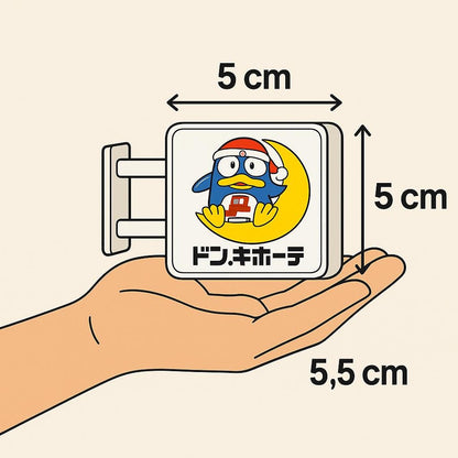 Don Quijote Lightbox Magnet | Donki Shopping Penguin Logo | NEW Release Japan Souvenir