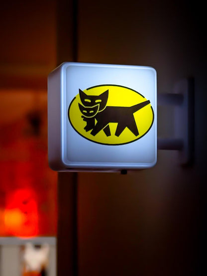 Kuroneko Yamato Lightbox Magnet NEW RELEASE | Japanese Delivery Cat Sign | Tokyo Street Aesthetic