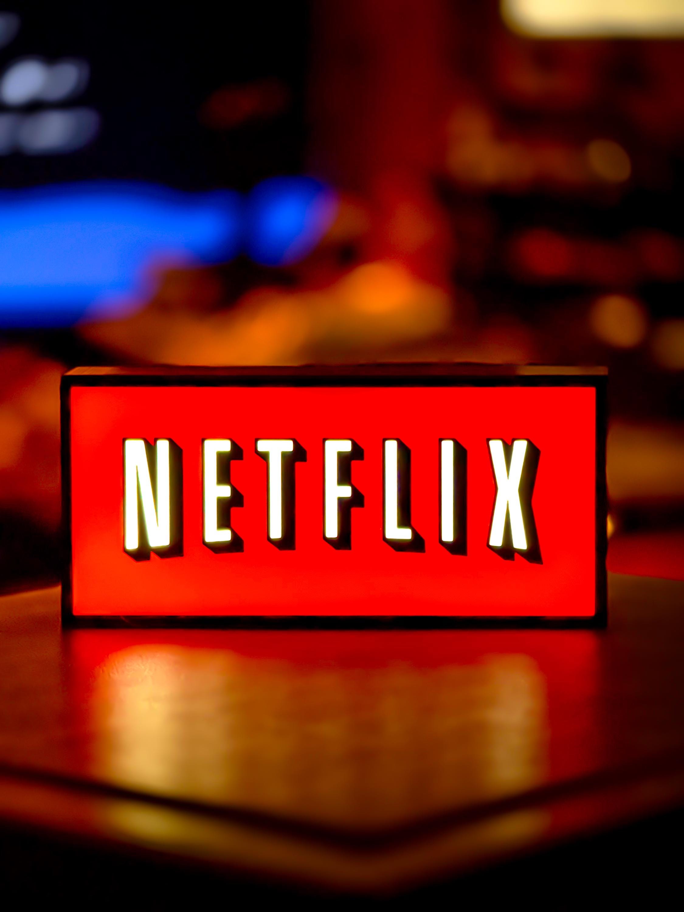 Netflix Logo Lightbox | Retro LED Sign | USB Powered Night Lamp | Gamer Room & Home Theater Decor