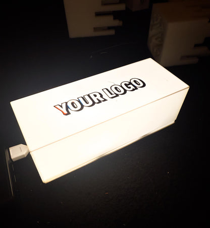 Custom Lightbox | Personalized LED Sign | Handmade Business Logo Display