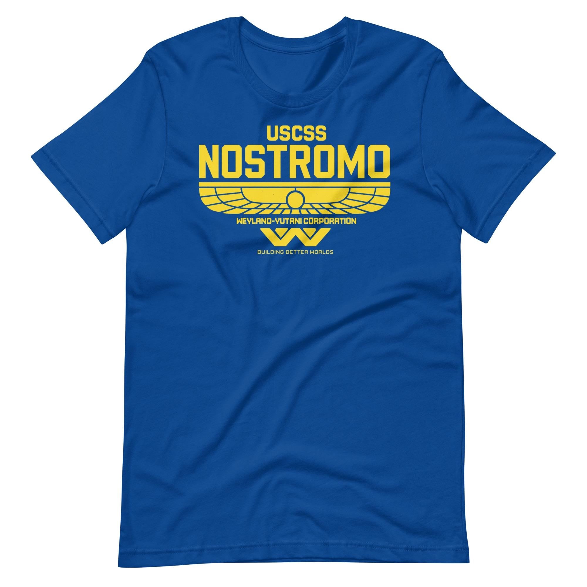 Weyland-Yutani Alien T-Shirt | Nostromo Sci-Fi Corporate Logo Tee | Alien Movie Fan Gift