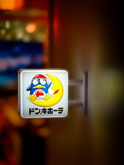 Don Quijote Lightbox Magnet | Donki Shopping Penguin Logo | NEW Release Japan Souvenir