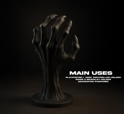 Alien Monster Claw Controller Stand: Giger-Inspired 3D Printed Gamepad Holder