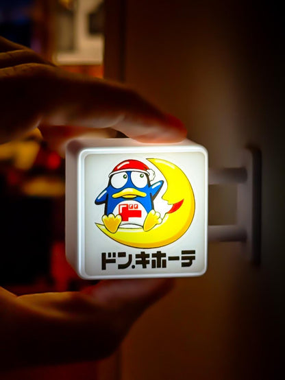 Don Quijote Lightbox Magnet | Donki Shopping Penguin Logo | NEW Release Japan Souvenir