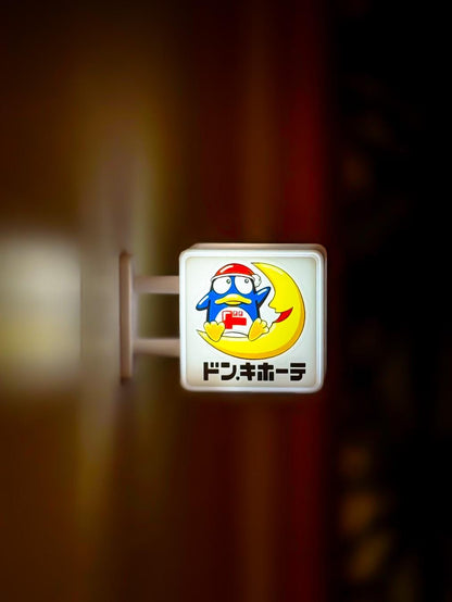 Don Quijote Lightbox Magnet | Donki Shopping Penguin Logo | NEW Release Japan Souvenir