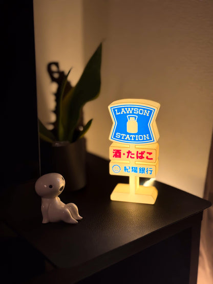3D Printed Lawson Lightbox: Japanese Konbini LED Night Lamp
