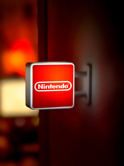 Nintendo Lightbox Magnet | Iconic Japanese Gaming Logo | NEW Release