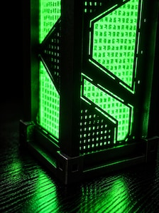 Alien Glyph Lamp | 3D Printed Sci-Fi Light | Futuristic Decor