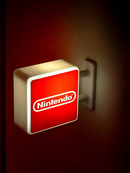 Nintendo Lightbox Magnet | Iconic Japanese Gaming Logo | NEW Release