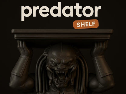 Predator Shelf: Sci-Fi Wall Decor - Designed in Tokyo