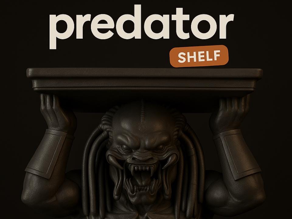 Predator Shelf: Sci-Fi Wall Decor - Designed in Tokyo