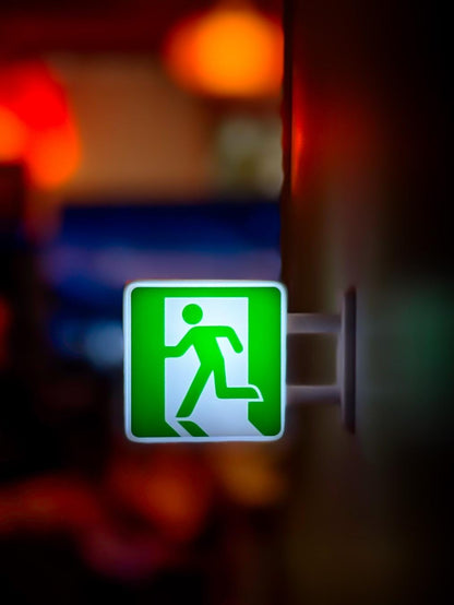 Japanese Emergency Exit Lightbox Magnet | Running Man Sign | NEW Release Tokyo Design Icon